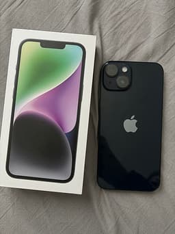 iPhone 14 Midnight blå 128GB