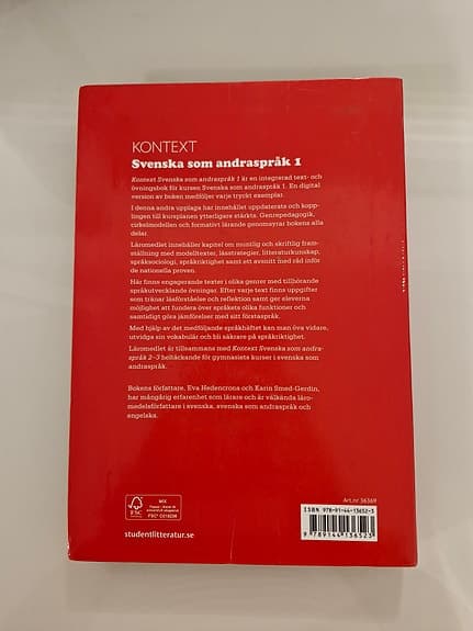 Kontext Svenska som andraspråk 1