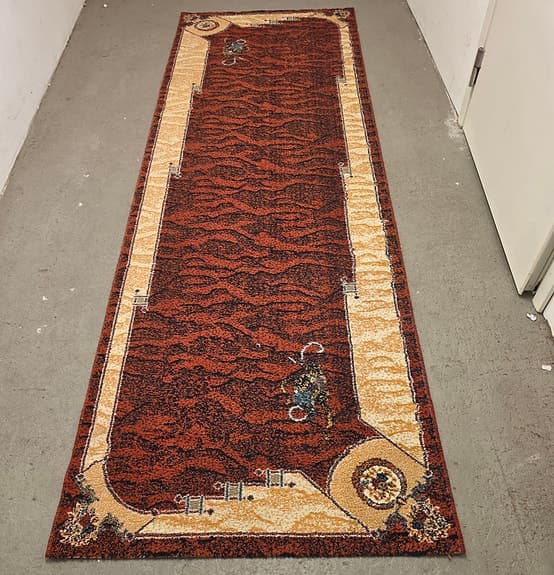 vacker mönster matta mjuk och tjok