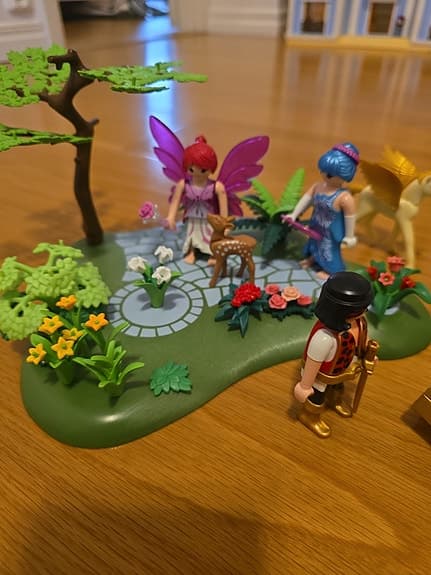 Playmobil älv- och enhörningslekset med figuriner