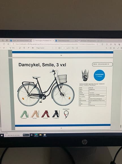 Ny Skeppshult damcykel svart