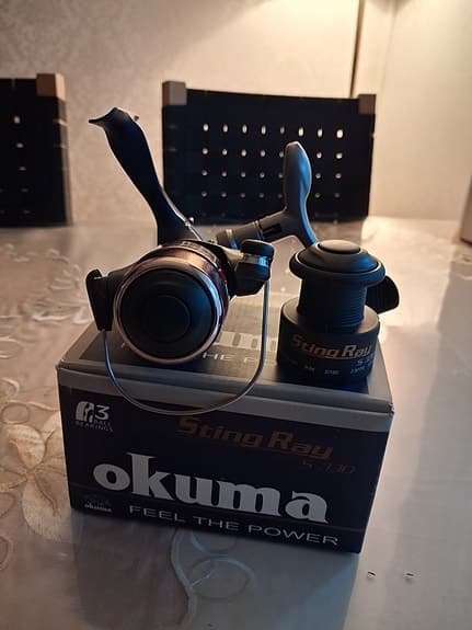 Okuma Sting Ray haspelrulle med extra spole