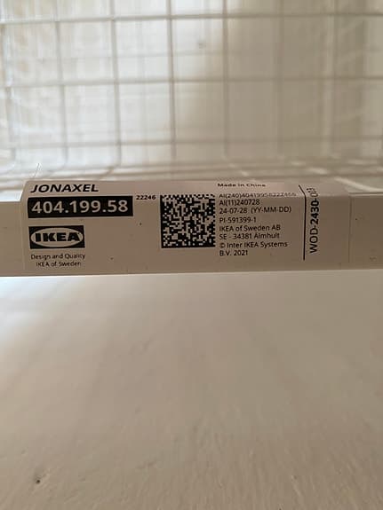 2 st Jonaxel Ikea Förvaringssystem/trådbackar