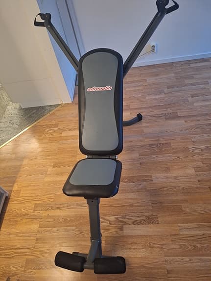 Abilica träningsbänk svart/grå