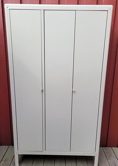 skåp I pulverlackat stål,  ikea kolbjörn