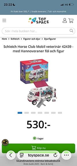 Schleich Horse Club lekset med hästar, stall och kaninbur