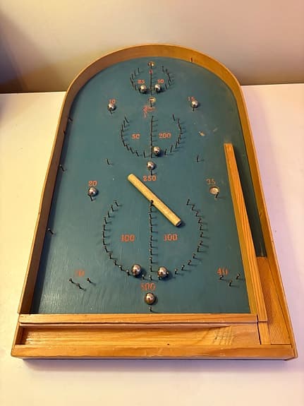 Göran Berggrens träflipperspel / kulspel