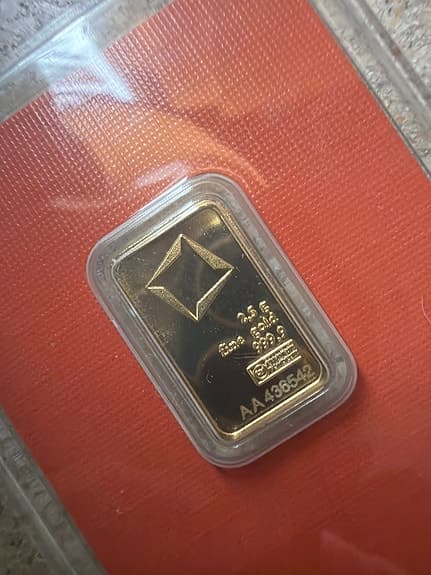 2,5g valcambi suisse guldtacka