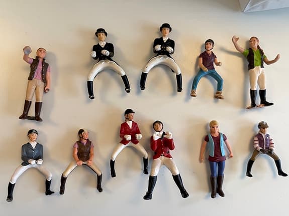 Schleich hästar och stalltillbehör