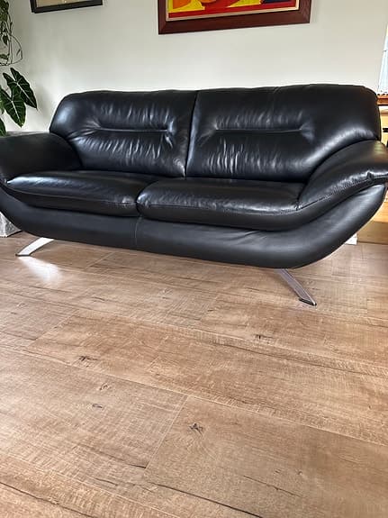 Roma soffa 2,5-sits – läder semi/ sp. Nilssons i Moheda