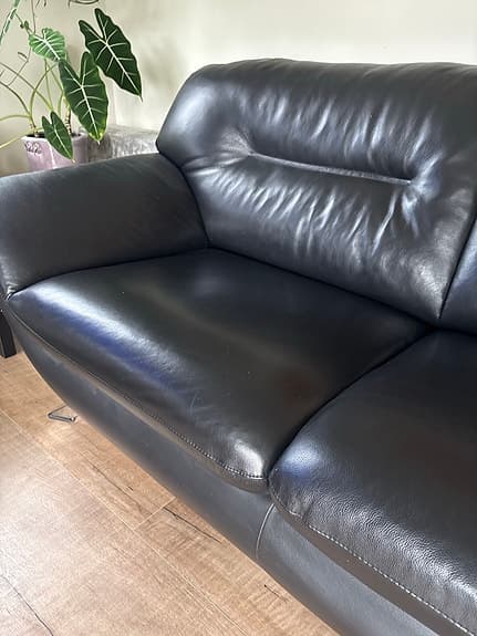 Roma soffa 2,5-sits – läder semi/ sp. Nilssons i Moheda