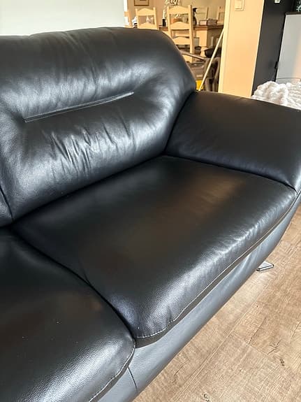 Roma soffa 2,5-sits – läder semi/ sp. Nilssons i Moheda