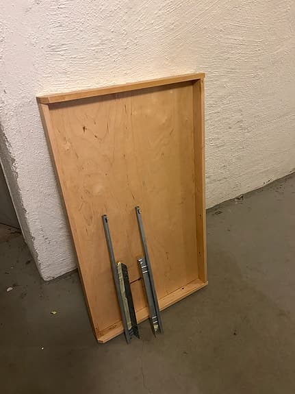 Låg utdragslåda för IKEA garderobsystem