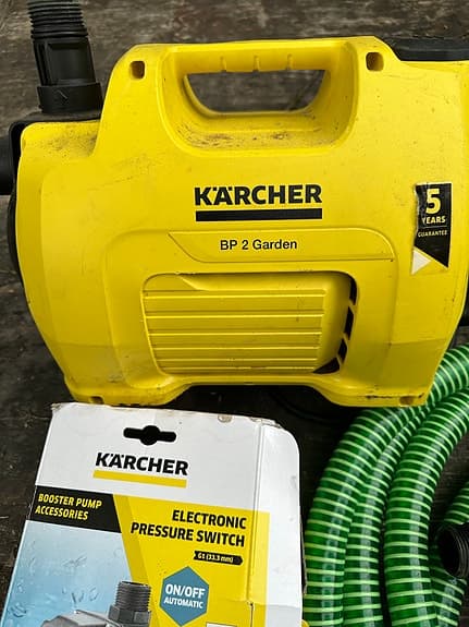 Kärcher BP 2 Garden trädgårdspump med tryckströmbrytare och slang