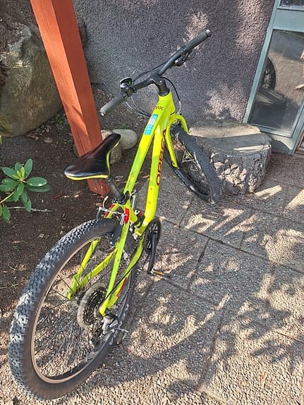 Orbea Barncykel MX 24 Dirt Lime Green-Watermelon Red