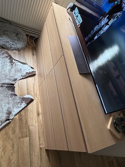 IKEA byrå Alfred Homann i ekfanér med 6 lådor