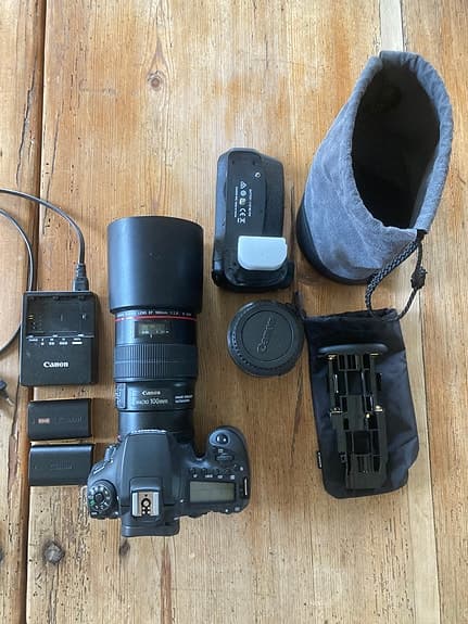Canon 90d + två objektiv