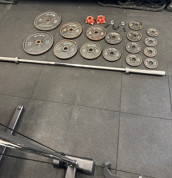 Vikter+ 20 kg skivstång