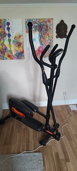 Crosstrainer svart/orange