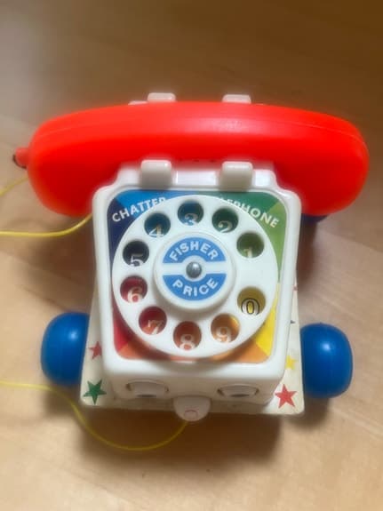 Vintage Fisher-Price  leksakstelefon Sänkt pris
