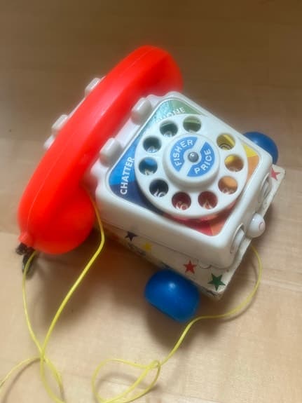 Vintage Fisher-Price  leksakstelefon Sänkt pris