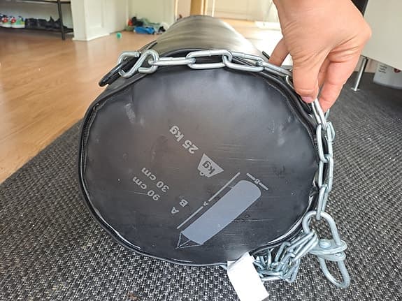 Energetics boxsäck 25 kg svart
