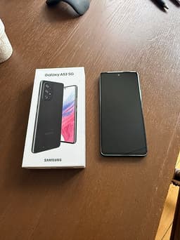 Samsung Galaxy A-serien mobil 128 GB svart