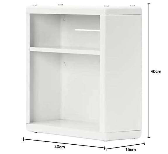 DYNAN, vit vägghylla till badrummet från IKEA (badrumshylla)