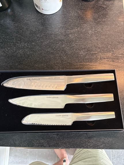 Orrefors Jernverk knivset köksknivar 3-pack