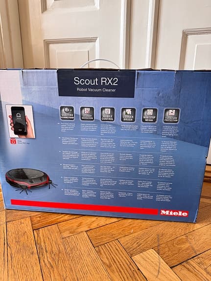 Miele Scout RX2 robotdammsugare svart/röd