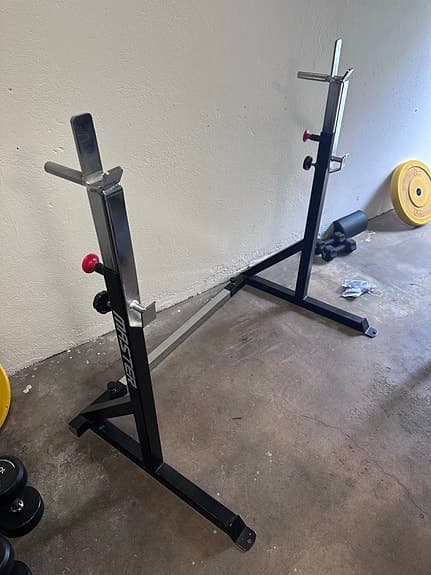 Master ställning för skivstång svart