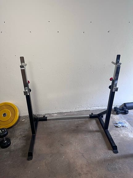 Master ställning för skivstång svart