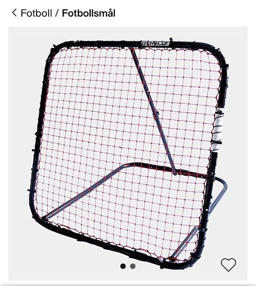 Rebounder Träningsmål/studsnät för bollträning