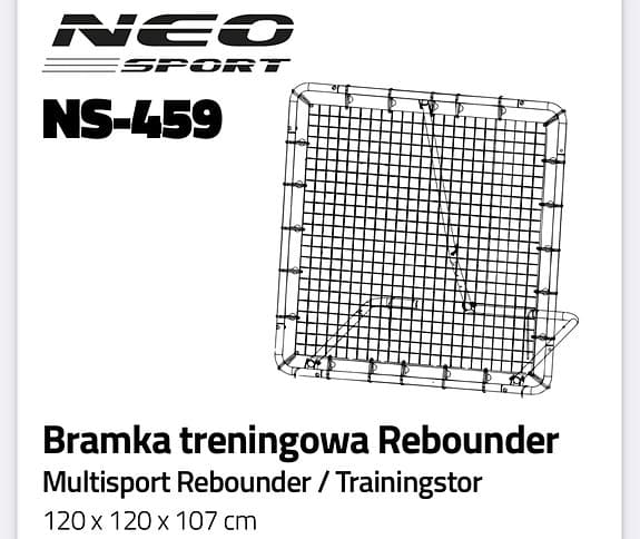 Rebounder Träningsmål/studsnät för bollträning