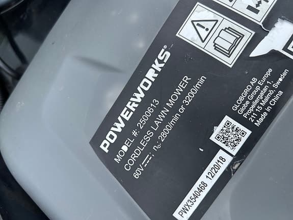 Powerworks 60V batterigräsklippare