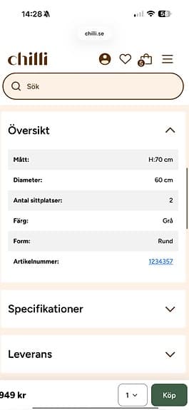 Utemöbler