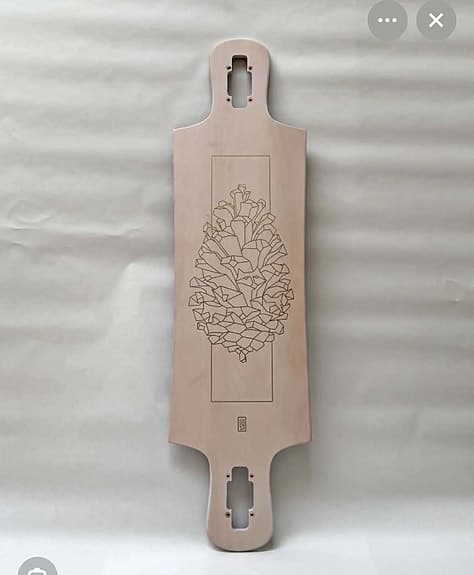 Longboard skateboard