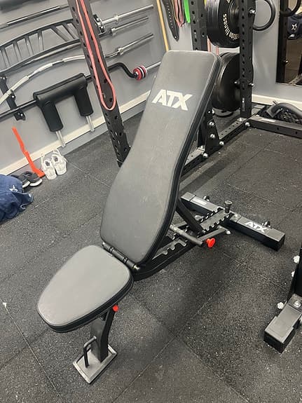ATX träningsbänk svart