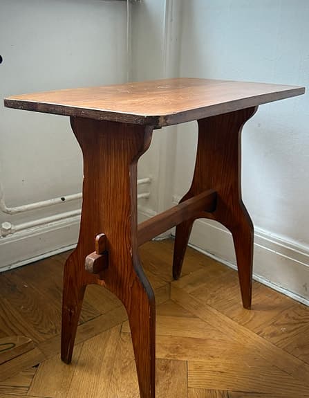 soffbord/ sidobord, sportstugemöbel 1930/40-tal vintage