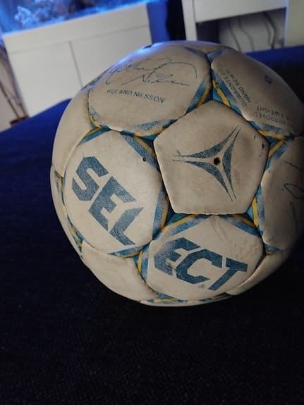 Ect fotboll som Fotbollsförbundet  lottade ut bollen  inför VM 94