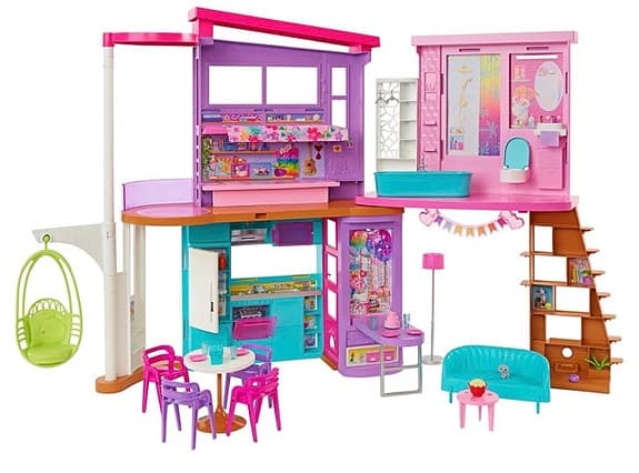 Barbie Malibu Semesterhus med Möbler & Tillbehör