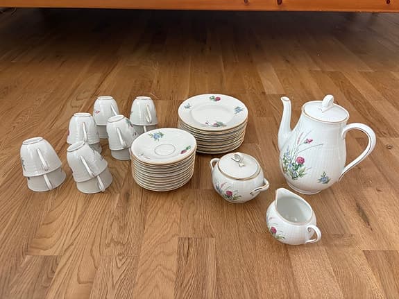 Rörstrand kaffeservis i serien Swedish Grace