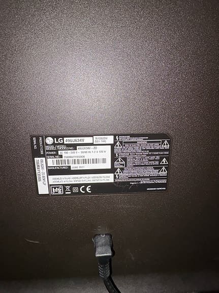 LG 49" 4K Smart TV