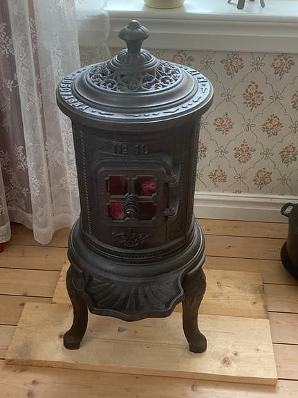 Renoverad kamin