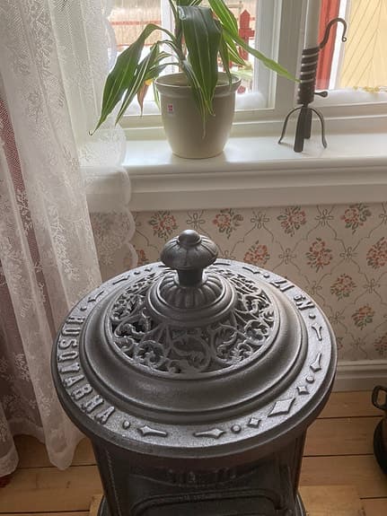 Renoverad kamin