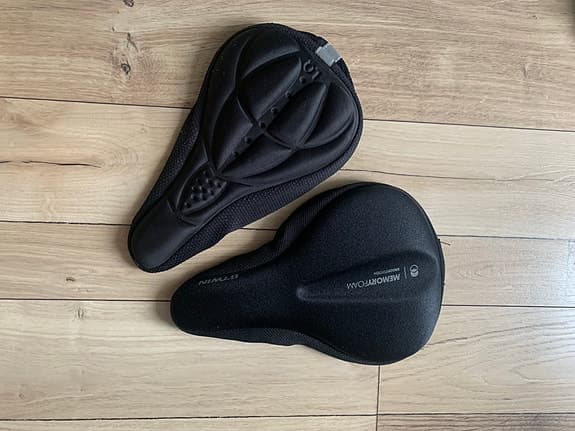Svarta cykelsadelskydd, sadelöverdrag