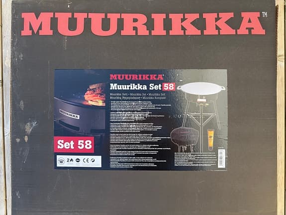 Muurikka Set 58 stekhäll med gasbrännare