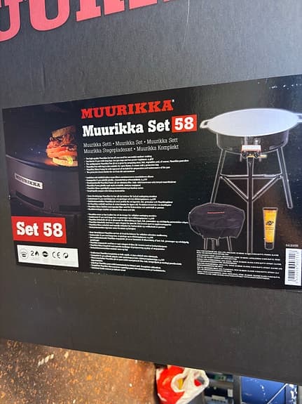 Muurikka Set 58 stekhäll med gasbrännare