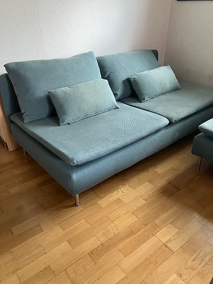 IKEA Söderhamn 3-sits soffa och 1-sits sektion