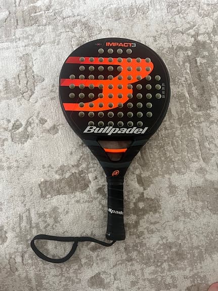 Bullpadel Impact 3 padelracket svart/orange